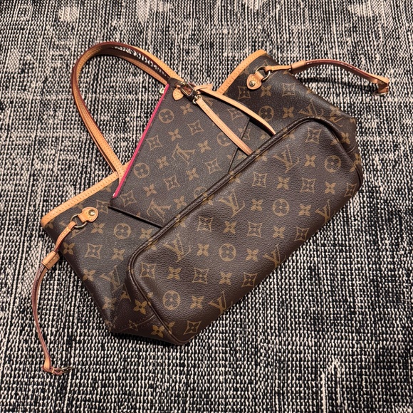 Louis Vuitton Neverfull PM in Monogram and Pivoine - Picture 2 of 9